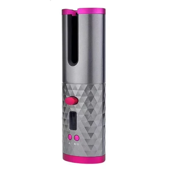 Alloy Hair Curler Auto Rotating Wireless Cordless Portable Salon Home Travel USB Rechargeable Wand Waver LCD Display Spiral 
Alloy Hair Curler Auto Rotating Wireless Cordless Portable Salon Home Travel USB Rechargeable Wand Waver LCD Display Spiral
