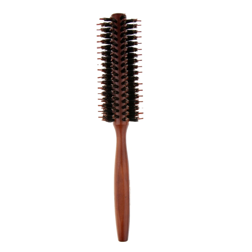 Twill/Straight Teeth Curly Hair Brush Comb Round Anti-static Wooden Bristles Twill/Straight Teeth Curly Hair Brush Comb Round Anti-static Wooden Bristles