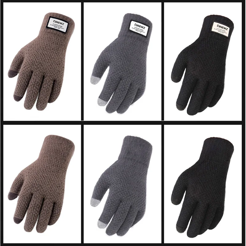 Мужские вязаные перчатки для сенсорного экрана|men mittens|mens knit glovesgloves touch |