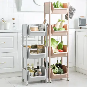 Japanese kitchen fruit and vegetable racks bathroom storage rack bedroom floor finishing plastic bathroom corner storage
Japanese kitchen fruit and vegetable racks bathroom storage rack bedroom floor finishing plastic bathroom corner storage