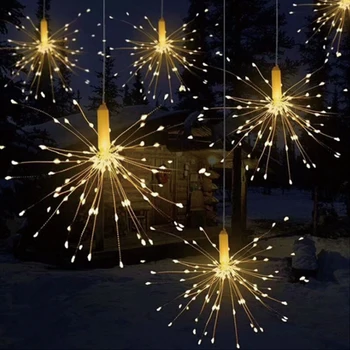 Solar/USB/Battery Fireworks LED String Light Hanging Firework Starburst Light Bouquet LED String for Garden Christmas Decoration
Solar/USB/Battery Fireworks LED String Light Hanging Firework Starburst Light Bouquet LED String for Garden Christmas Decoration