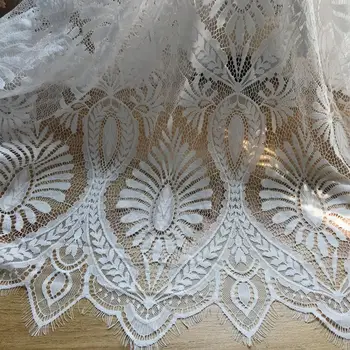 3 Yards Soft Large Leave Pattern Lace Fabric French Chantilly Eyelash Lace Tulle Mesh Wedding Fabric For DIY Sewing Bridal dress
3 Yards Soft Large Leave Pattern Lace Fabric French Chantilly Eyelash Lace Tulle Mesh Wedding Fabric For DIY Sewing Bridal dress