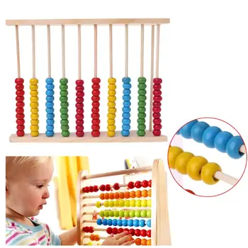 Wooden Abacus 10-row Colorful Beads Counting Kid Maths Learning educational toy 
Wooden Abacus 10-row Colorful Beads Counting Kid Maths Learning educational toy