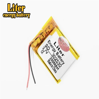 3.7V 300mAh 302530 Lithium Polymer Li-Po Rechargeable Battery power For Watch Mp3 MP4 MP5 GPS PDA bluetooth headset Electric Toy
3.7V 300mAh 302530 Lithium Polymer Li-Po Rechargeable Battery power For Watch Mp3 MP4 MP5 GPS PDA bluetooth headset Electric Toy
