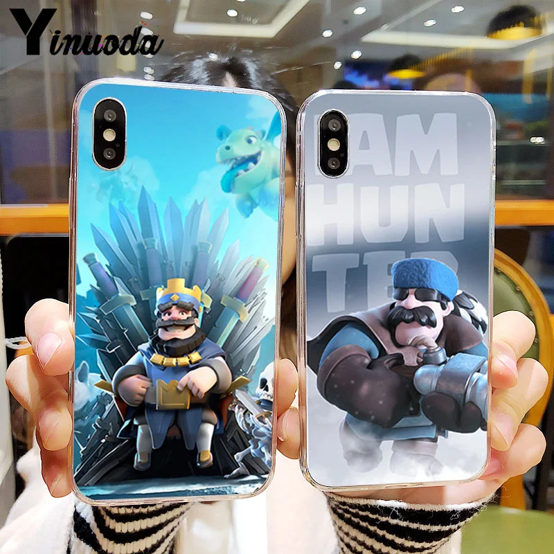 Yinuoda Clash Royale Novelty Fundas Phone Case Cover for iPhone 8 7 6 6S Plus 5 5S SE XR X XS MAX 11 pro max
Yinuoda Clash Royale Novelty Fundas Phone Case Cover for iPhone 8 7 6 6S Plus 5 5S SE XR X XS MAX 11 pro max