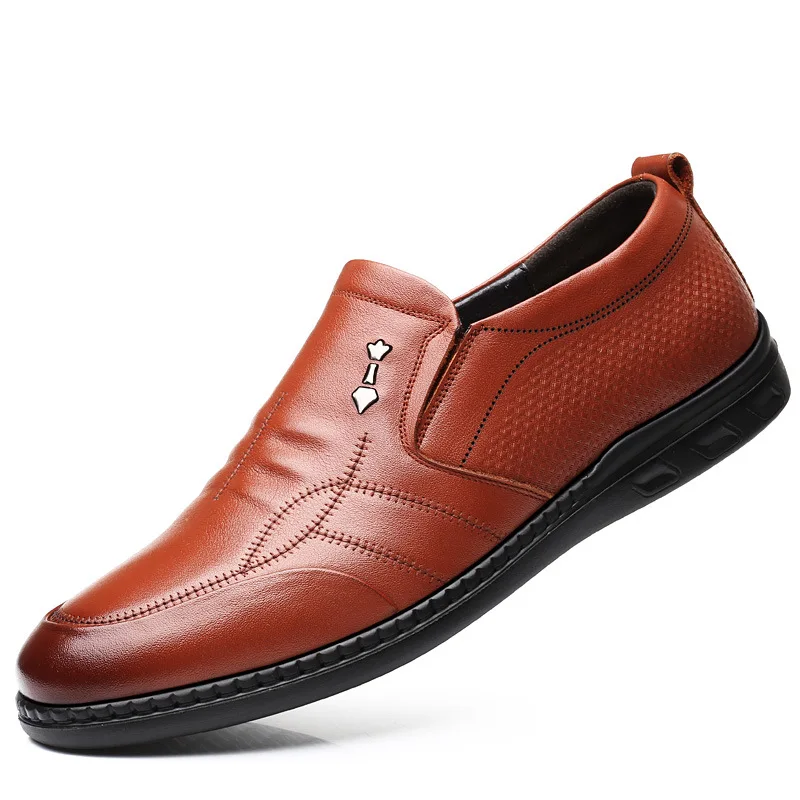 MEN'S Leather Shoes Genuine Leather Foot Covering round-Toe Soft-Sole Soft Surface Anti-slip Shoes Casual Slip-on Shoes Dad
MEN'S Leather Shoes Genuine Leather Foot Covering round-Toe Soft-Sole Soft Surface Anti-slip Shoes Casual Slip-on Shoes Dad