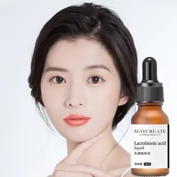 15ml Lactobionic acid solution shrinks pores and relieves face fruit essence acid closed essence skin renewal
15ml Lactobionic acid solution shrinks pores and relieves face fruit essence acid closed essence skin renewal