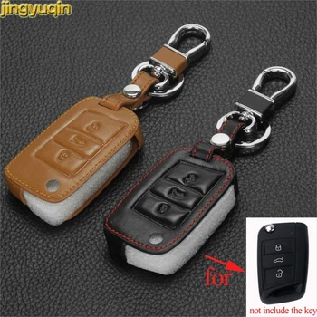 jingyuqin for Volkswagen VW Golf 7 MK7 Skoda Octavia A7 Seat Leon Ibiza Key Portect Leather Car Key Case Key Bag Key Cover 
jingyuqin for Volkswagen VW Golf 7 MK7 Skoda Octavia A7 Seat Leon Ibiza Key Portect Leather Car Key Case Key Bag Key Cover
