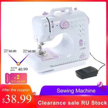 Multifunctional Sewing Machine Electric Portable Sewing Machine Speed Adjustable Replaceable Foot with Pedal LED Light 100-240V
Multifunctional Sewing Machine Electric Portable Sewing Machine Speed Adjustable Replaceable Foot with Pedal LED Light 100-240V