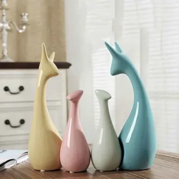 Ceramic Animal Figurines Crafts Nordic Home Decor Ornaments Giraffe/swan Elephant Miniature Figurines Decoration Accessories
Ceramic Animal Figurines Crafts Nordic Home Decor Ornaments Giraffe/swan Elephant Miniature Figurines Decoration Accessories