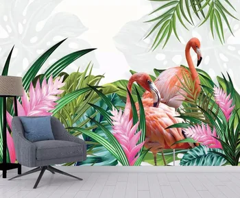 CJSIR Custom Wallpaper Tropical Rain Forest Flamingo TV Background Wall 3d Home Decor Living Room Bedroom Mural 3d Wallpaper
CJSIR Custom Wallpaper Tropical Rain Forest Flamingo TV Background Wall 3d Home Decor Living Room Bedroom Mural 3d Wallpaper