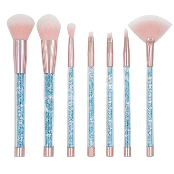 7Pcs Diamonds Makeup Brush Set Eye Shadow Brush Pink Hair Cosmetics Blending Brush Tool Blue
7Pcs Diamonds Makeup Brush Set Eye Shadow Brush Pink Hair Cosmetics Blending Brush Tool Blue