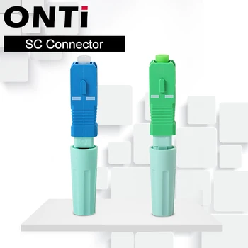 ONTi New SC APC 58mm SM Single-Mode Optical Connector FTTH Tool Cold Connector Tool SC UPC Fiber Optic Fast Connector
ONTi New SC APC 58mm SM Single-Mode Optical Connector FTTH Tool Cold Connector Tool SC UPC Fiber Optic Fast Connector
