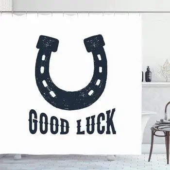 Shower Curtain Set with Hooks 72x78 Inches Motivational Luck Tattoo Hand Drawn Emblem Message Horseshoe Design
Shower Curtain Set with Hooks 72x78 Inches Motivational Luck Tattoo Hand Drawn Emblem Message Horseshoe Design