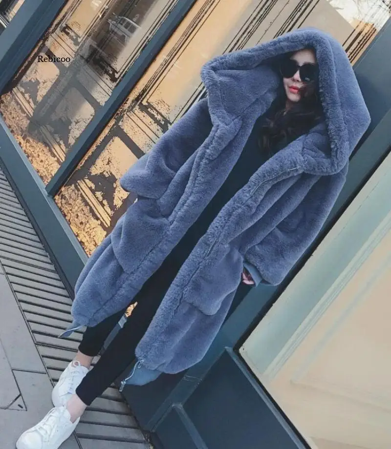 Парка женская зимняя из искусственного меха, длинная теплая толстовка с капюшоном, верхняя одежда свободного покроя, большие размеры
Парка женская зимняя из искусственного меха, длинная теплая толстовка с капюшоном, верхняя одежда свободного покроя, большие размеры