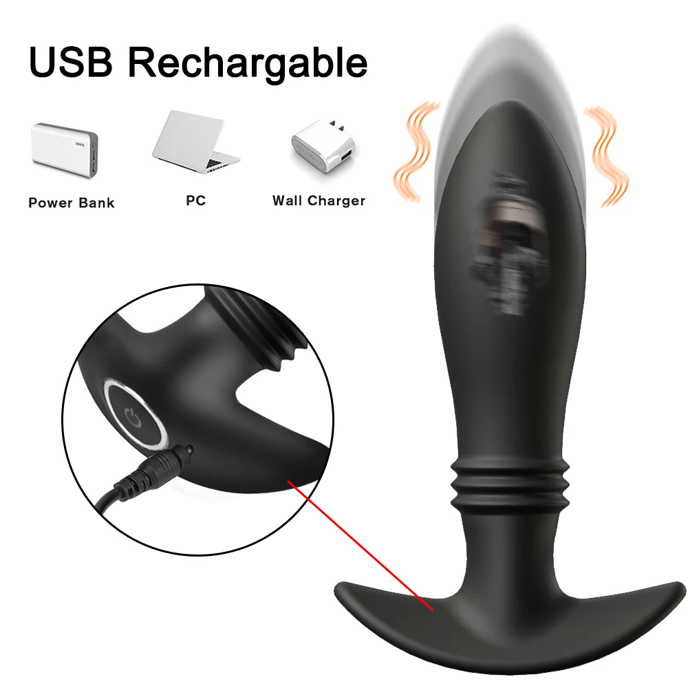 Телескопический Анальный Вибратор