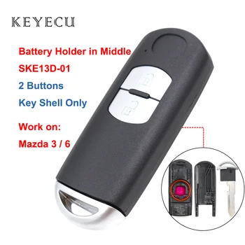 Keyecu Remote Key Shell Case Cover 2 Buttons & Emergency Key for Mazda 3 6 2014 2015 2016 2017 2018 SKE13D-01 FCC: WAZSKE13D01
Keyecu Remote Key Shell Case Cover 2 Buttons & Emergency Key for Mazda 3 6 2014 2015 2016 2017 2018 SKE13D-01 FCC: WAZSKE13D01