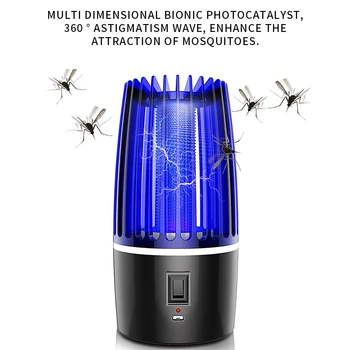 2020 USB Rechargeable Mosquito Killer Lamp LED Bug Zapper Insect Killer Pest Repeller Camping Light Mosquito Trap
2020 USB Rechargeable Mosquito Killer Lamp LED Bug Zapper Insect Killer Pest Repeller Camping Light Mosquito Trap