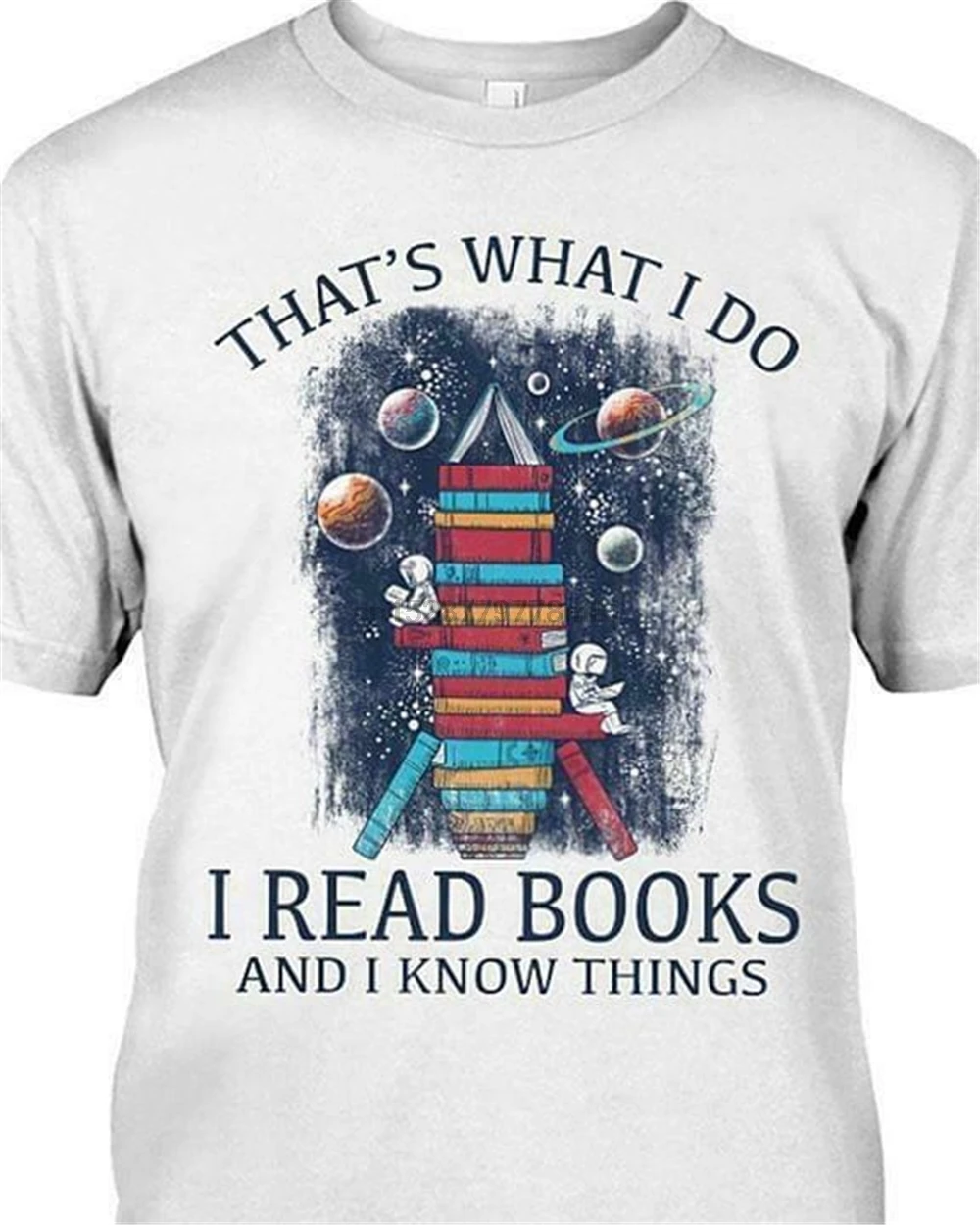 Астронавт ThatS What I Do Read Books And Know men Футболка серая хлопковая S-3Xl футболка большого