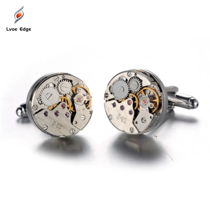 1pair High-end Imports Of Mechanical Watch Movement Tourbillon Jewelry Cuff links French Cuff Button for Men links Nail Sleeve
1pair High-end Imports Of Mechanical Watch Movement Tourbillon Jewelry Cuff links French Cuff Button for Men links Nail Sleeve