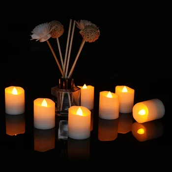 12pcs LED Simulation Candle Flame Light Electronic Yellow Flicker Candle Models Night Light for Halloween Party Decoration
12pcs LED Simulation Candle Flame Light Electronic Yellow Flicker Candle Models Night Light for Halloween Party Decoration