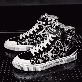 2019 Men's High Top Fashion Sneakers Trend Hot Sale Plus velvetWinter Joker simple Man Casual Outdoor Non-slip Breathable Shoes
2019 Men's High Top Fashion Sneakers Trend Hot Sale Plus velvetWinter Joker simple Man Casual Outdoor Non-slip Breathable Shoes