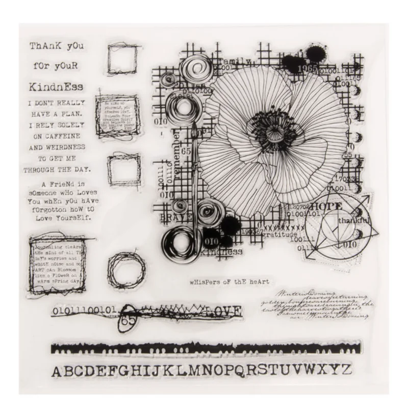 1pc Thank You Transparent Silicone Stamp DIY Scrapbooking Rubber Coloring Embossed Diary Decor Template Reusable 21*20.5cm
1pc Thank You Transparent Silicone Stamp DIY Scrapbooking Rubber Coloring Embossed Diary Decor Template Reusable 21*20.5cm