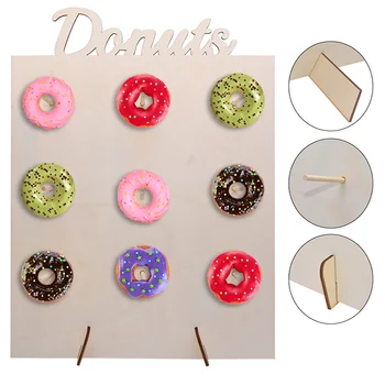 Wood Donut Wall Stand Sweet Board Doughnut Display Hold Baby Shower Kids Birthday Party Decorations Wedding Event Party Supplies
Wood Donut Wall Stand Sweet Board Doughnut Display Hold Baby Shower Kids Birthday Party Decorations Wedding Event Party Supplies