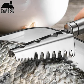 

Fish Scales Scraping Graters Fast Remove Fish Cleaning Peeler Scaler Scraper Planer Remove Fish Knife Cleaning Peeler Scaler