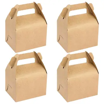 

Toyvian 12pcs Kraft Paper Gable Treat Boxes Candy Gift Party Favor Box for Birthday Wedding Baby Shower Party Festival