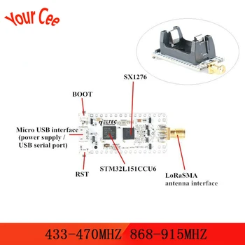 SX1276 Wireless Development Board LoRaWAN Wireless Transceiver Module with Antenna STM32L151CCU6 433-470MHZ 868-915MHZ
SX1276 Wireless Development Board LoRaWAN Wireless Transceiver Module with Antenna STM32L151CCU6 433-470MHZ 868-915MHZ