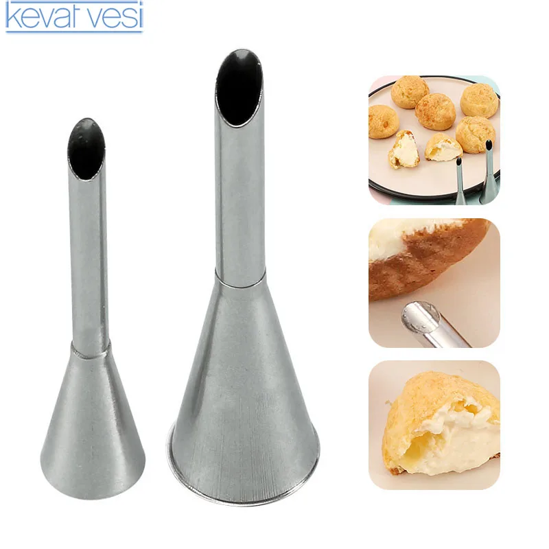 Cake Tools 2Pcs Stainless Steel Puffs Cream Decorating Mouth Squeezing Mouth Long Flower Mouth Cake Decorating Tools
Cake Tools 2Pcs Stainless Steel Puffs Cream Decorating Mouth Squeezing Mouth Long Flower Mouth Cake Decorating Tools