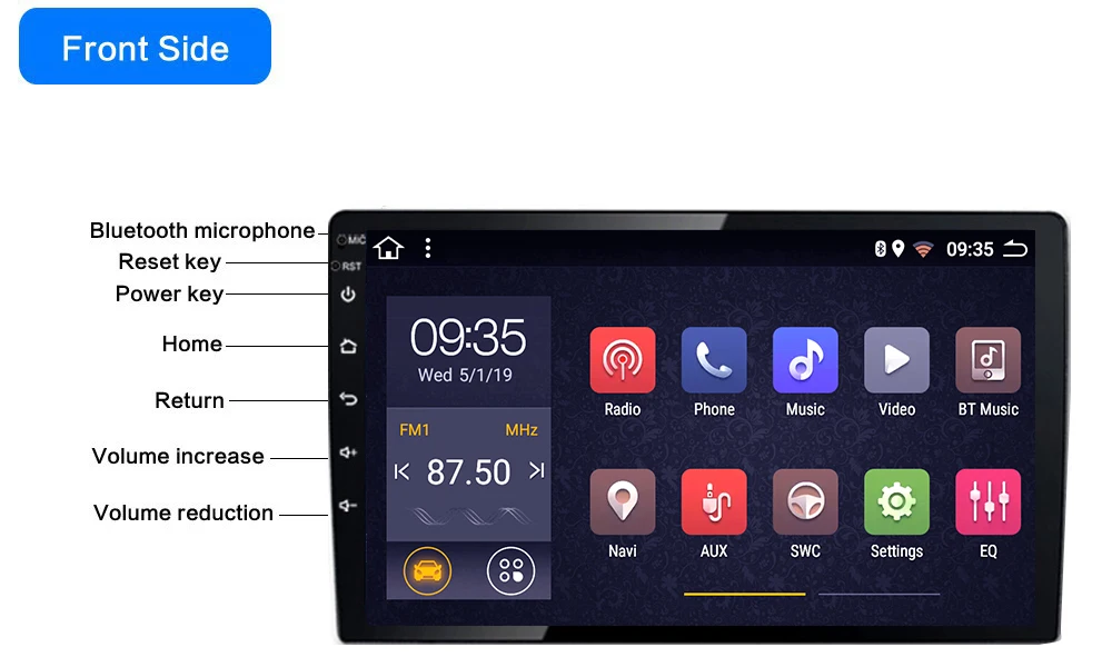 Perfect 2G+32G Multimedia system for Kia Sorento 2009-2012 Car Radio Android 8.1 10.1" Video Audio AUTO Stereo GPS Navigation TV Carplay 23