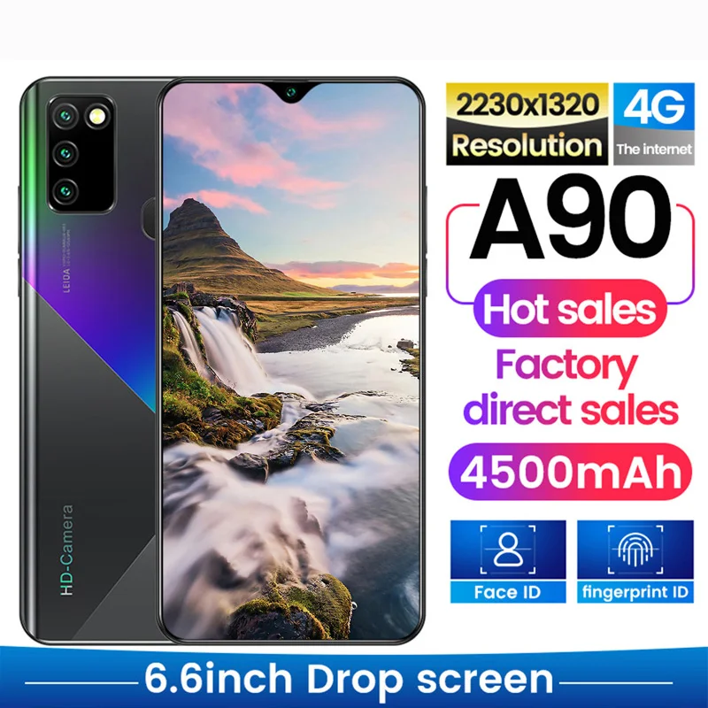 Smartphone Large Screen 8 Core 128G Android 9.0 Dual Camera 4G Smartphone Mobile Phone Full Screen Cellphone Dual SIM
Smartphone Large Screen 8 Core 128G Android 9.0 Dual Camera 4G Smartphone Mobile Phone Full Screen Cellphone Dual SIM