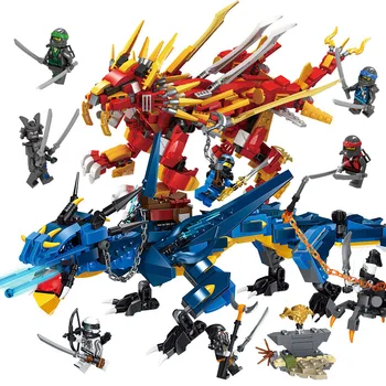 Robots Friends Movie Series Flying Mecha Fire Dragon Building Blocks Bricks Toys Children Model Compatible with Ninja
Robots Friends Movie Series Flying Mecha Fire Dragon Building Blocks Bricks Toys Children Model Compatible with Ninja