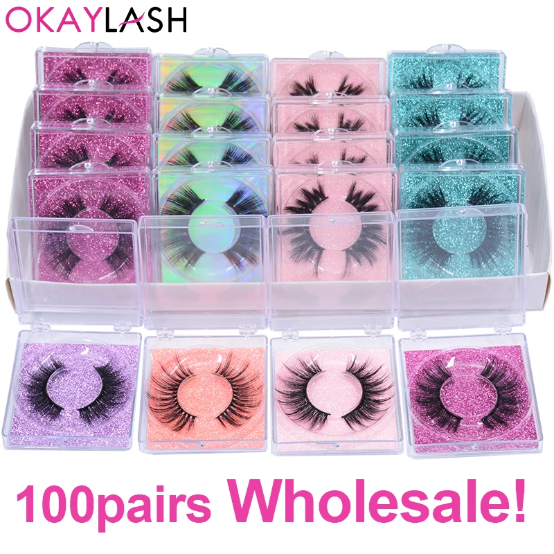 OKAYLASH Private Label Custom Logo Bulk 3D Faux Mink Fake Eyelashes Natural Curelty Free Cheap False Eye lash Wholesale Vendor
OKAYLASH Private Label Custom Logo Bulk 3D Faux Mink Fake Eyelashes Natural Curelty Free Cheap False Eye lash Wholesale Vendor