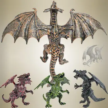 4 Pcs/Set Western Dragon Simulation Dinosaur Model Toy PVC Flying Dragon Model Warcraft Solid Kids Toys
4 Pcs/Set Western Dragon Simulation Dinosaur Model Toy PVC Flying Dragon Model Warcraft Solid Kids Toys