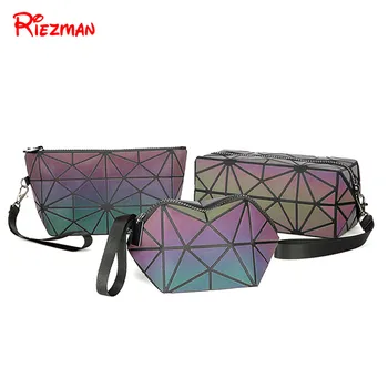 Riezman New Ladies Laser makeup bags Geometric Zipper Large Storage Bag Diamond Bag Laser Glitter Leather Ladies Cosmetic Case
Riezman New Ladies Laser makeup bags Geometric Zipper Large Storage Bag Diamond Bag Laser Glitter Leather Ladies Cosmetic Case