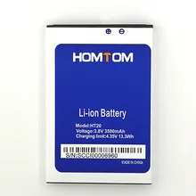 In Magazzino di Alta Qualità HT20 3500mAh Batteria Per Homtom HT20/HT 20 PRO Del Telefono Mobile di Ricambio + Tracking numero di(China)