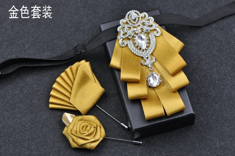 British Bow Tie for Men's Wedding Best Man Business Banquet Stage Host Shirt Accessories Handmade Ribbon White Rhinestone Bowtie
British Bow Tie for Men's Wedding Best Man Business Banquet Stage Host Shirt Accessories Handmade Ribbon White Rhinestone Bowtie