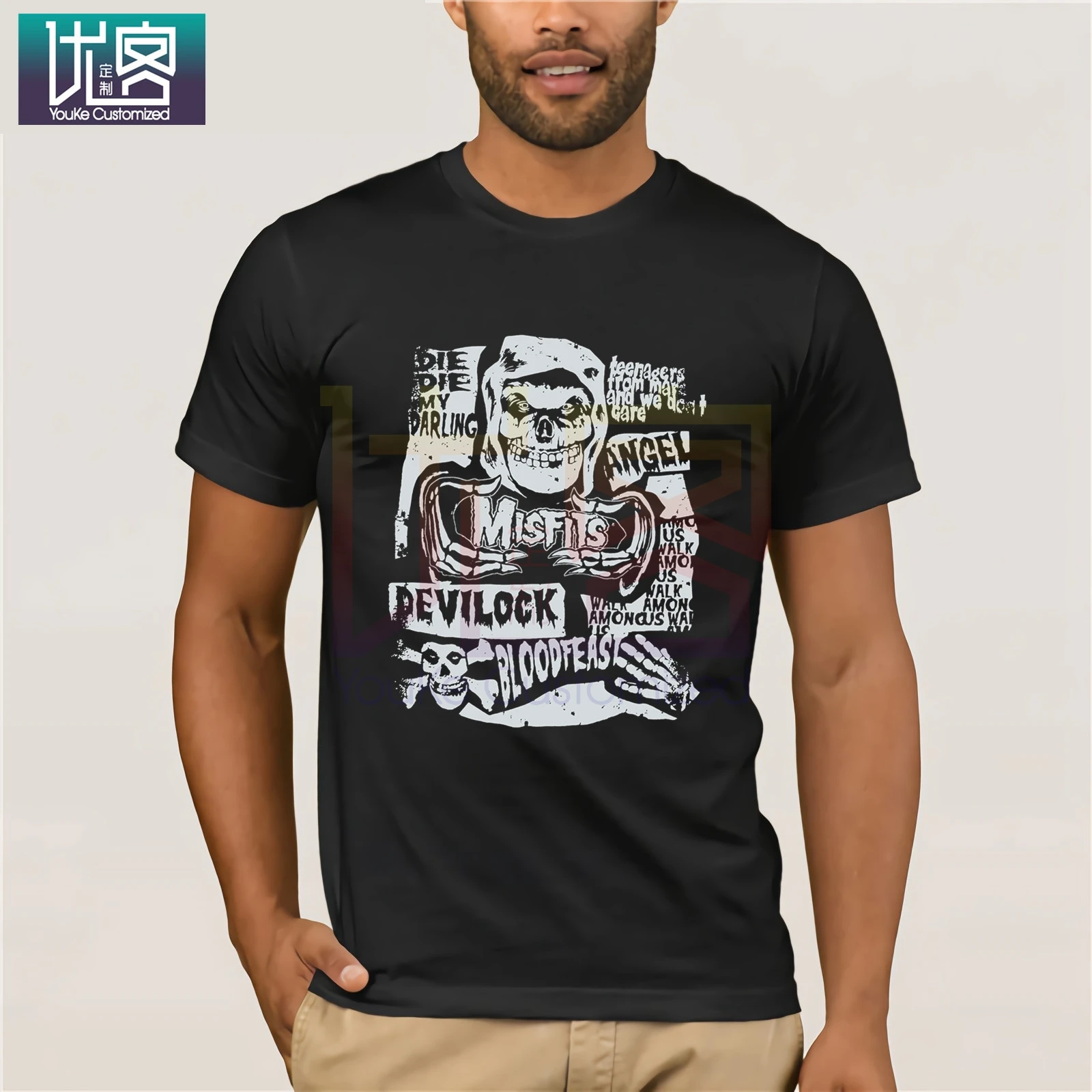 THE MISFITS SKULL NEW T-SHIRT S-3XL HORROR FIEND METAL PUNK ROCK DANZIG Men T Shirt 2019 Summer 100% Cotton Top Tee
THE MISFITS SKULL NEW T-SHIRT S-3XL HORROR FIEND METAL PUNK ROCK DANZIG Men T Shirt 2019 Summer 100% Cotton Top Tee