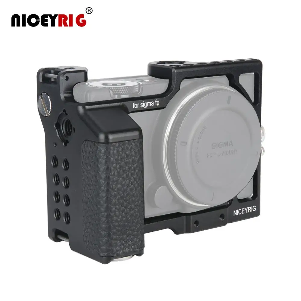 

Niceyrig Sigma FP Dedicate Camera Cage Stabilization With Wooden Grip Screwdriver Black 344