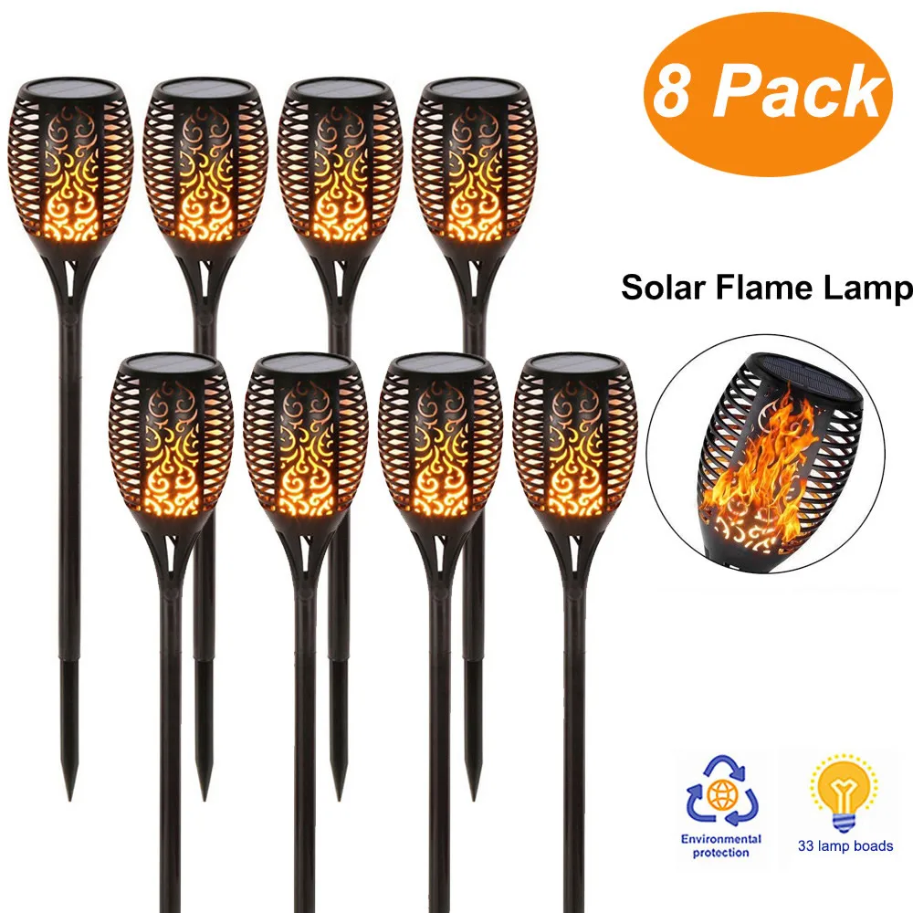 Solar 33 LEDs Lawn Dancing flame Torch Lights led Flicker lamp for landscape camps decor Flickering bulb dancing party lighting
Solar 33 LEDs Lawn Dancing flame Torch Lights led Flicker lamp for landscape camps decor Flickering bulb dancing party lighting