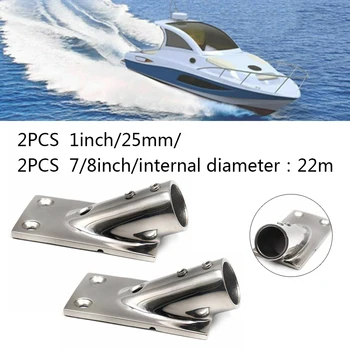 2pcs Hand Rail Fitting 30 Degree Rectangular Pipe Base Stainless Steel Silver For Boat
2pcs Hand Rail Fitting 30 Degree Rectangular Pipe Base Stainless Steel Silver For Boat