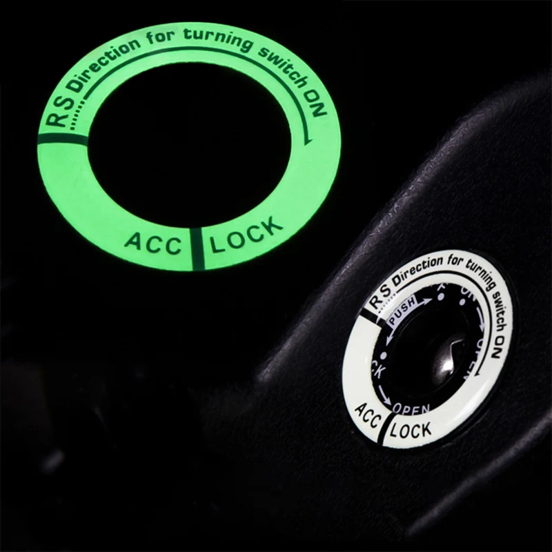 1 Pcs Luminous Key Ring Decor Sticker Car Styling Ignition Switch Protective Sticker Auto Interior Accessories
1 Pcs Luminous Key Ring Decor Sticker Car Styling Ignition Switch Protective Sticker Auto Interior Accessories
