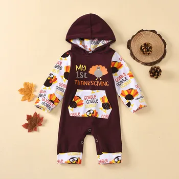 Baby Clothes Thanksgiving Newborn Kids Romper Boy Girl Fashion Infant Jumpsuit for Thanksgiving Onesie Rompers Hooded Clothing
Baby Clothes Thanksgiving Newborn Kids Romper Boy Girl Fashion Infant Jumpsuit for Thanksgiving Onesie Rompers Hooded Clothing