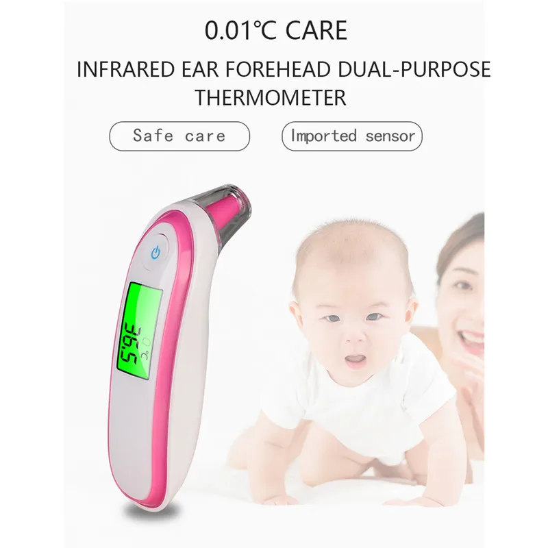CYSINCOS Forehead Ear Thermometer Digital Medical Infrared Thermometer For Baby Children Adults Fahrenheit And Converti
CYSINCOS Forehead Ear Thermometer Digital Medical Infrared Thermometer For Baby Children Adults Fahrenheit And Converti