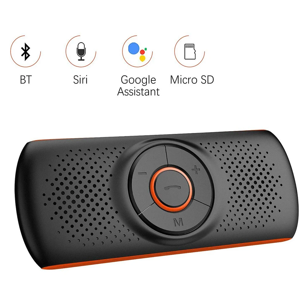 Multi-function Bluetooth Car Speakerphone Bluetooth Hands-free Car Kit Support SIRI Assistant MP3 Player Adapter Bluetooth 4.2
Multi-function Bluetooth Car Speakerphone Bluetooth Hands-free Car Kit Support SIRI Assistant MP3 Player Adapter Bluetooth 4.2