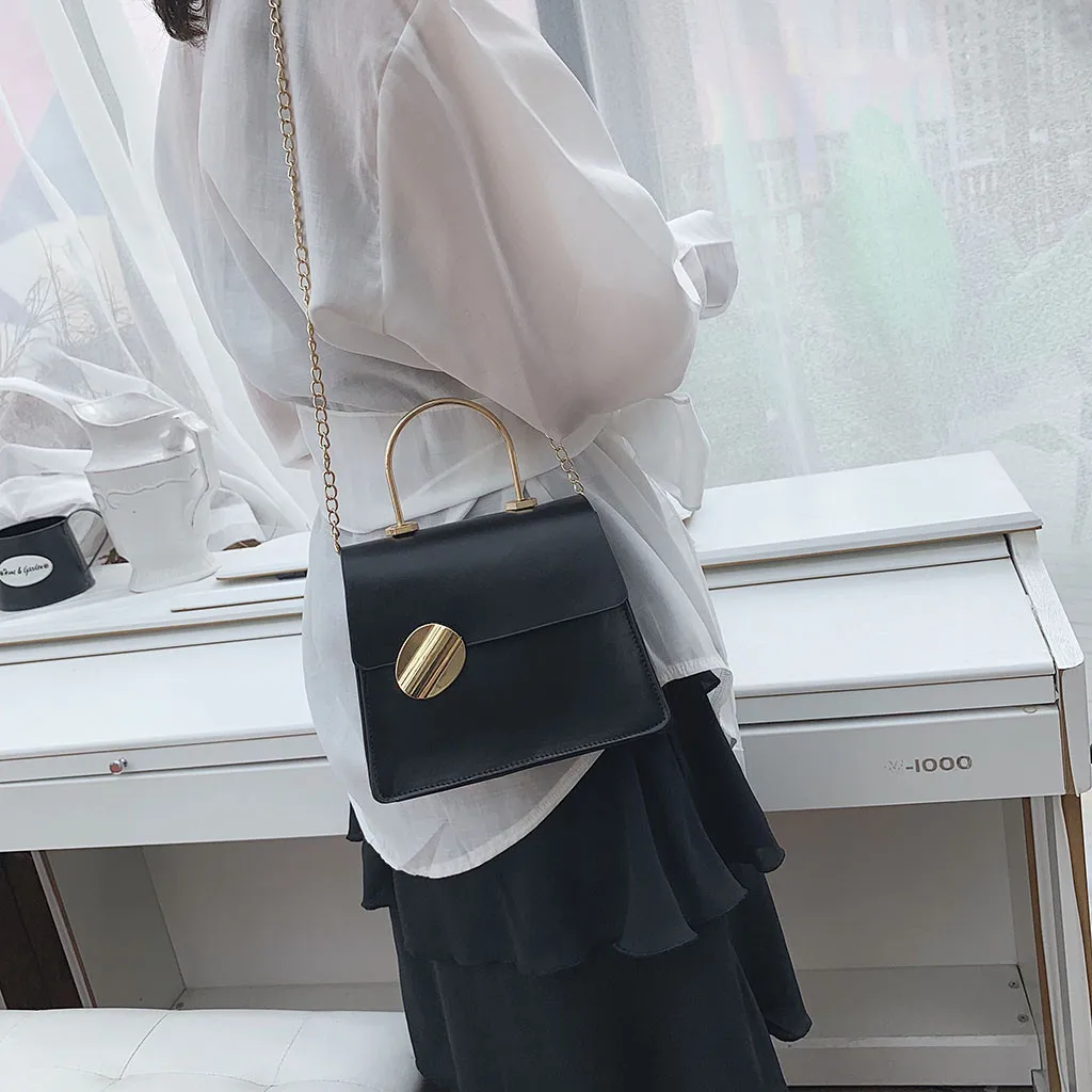 Soft PU Leather Square Women's Messenger Bag Candy Solid Color Chain One Shoulder Bag Simple Fashion Small Ladies Hasp Bags #T
Soft PU Leather Square Women's Messenger Bag Candy Solid Color Chain One Shoulder Bag Simple Fashion Small Ladies Hasp Bags #T