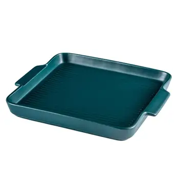 1pc Baking Tray Ceramic High-quality Baking Plate Kitchenware Food Serving Plate for Home
1pc Baking Tray Ceramic High-quality Baking Plate Kitchenware Food Serving Plate for Home